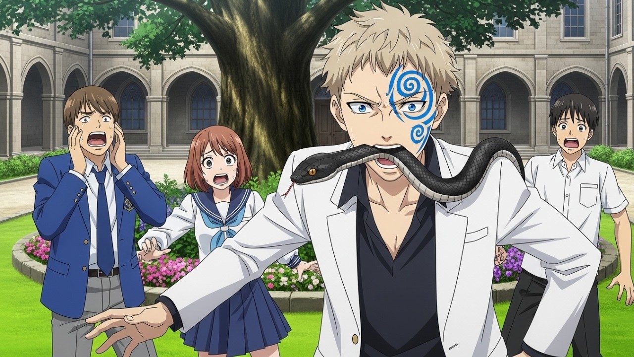 От слабого человека к высшему зверю: я слился с Чёрной Мамбой до начала хаоса #манхва