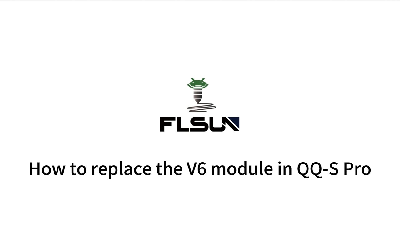 How to replace the V6 module in QQ-S Pro