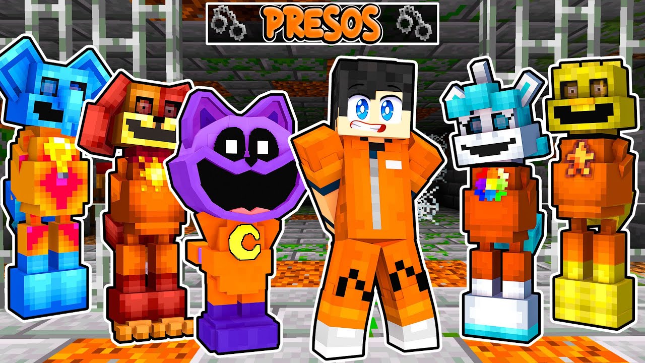 FUI PRESO COM O CATNAP ( SMILING CRITTERS CARTOON ) POPPY PLAYTIME