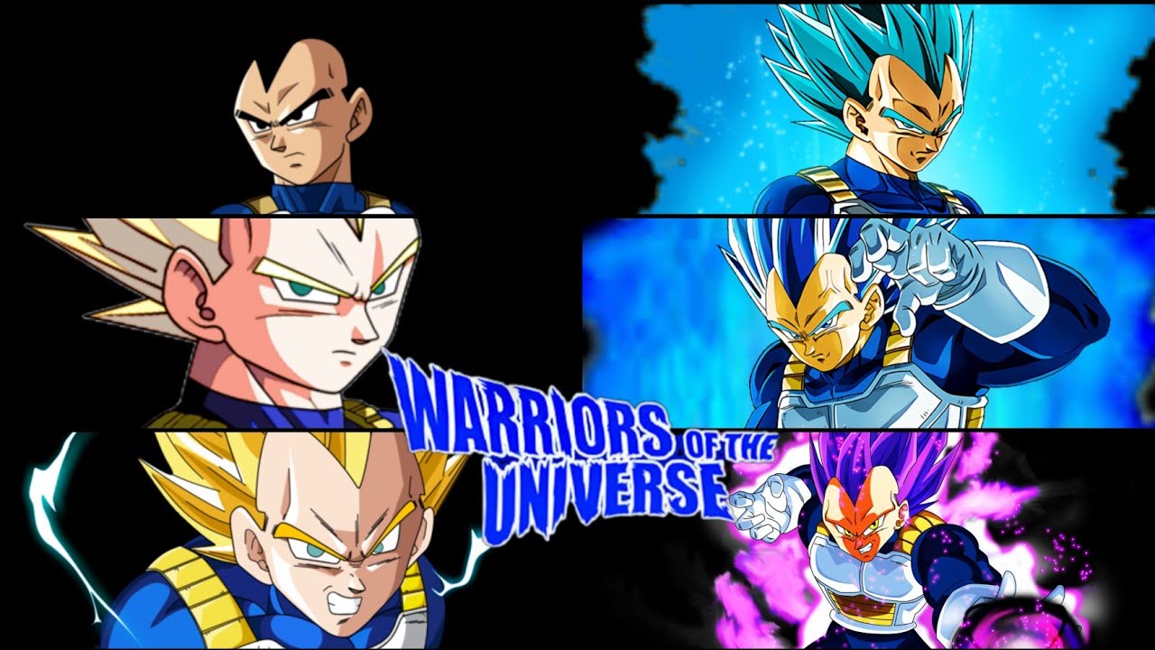How to make Vegeta all forms in Warriors of the Universe