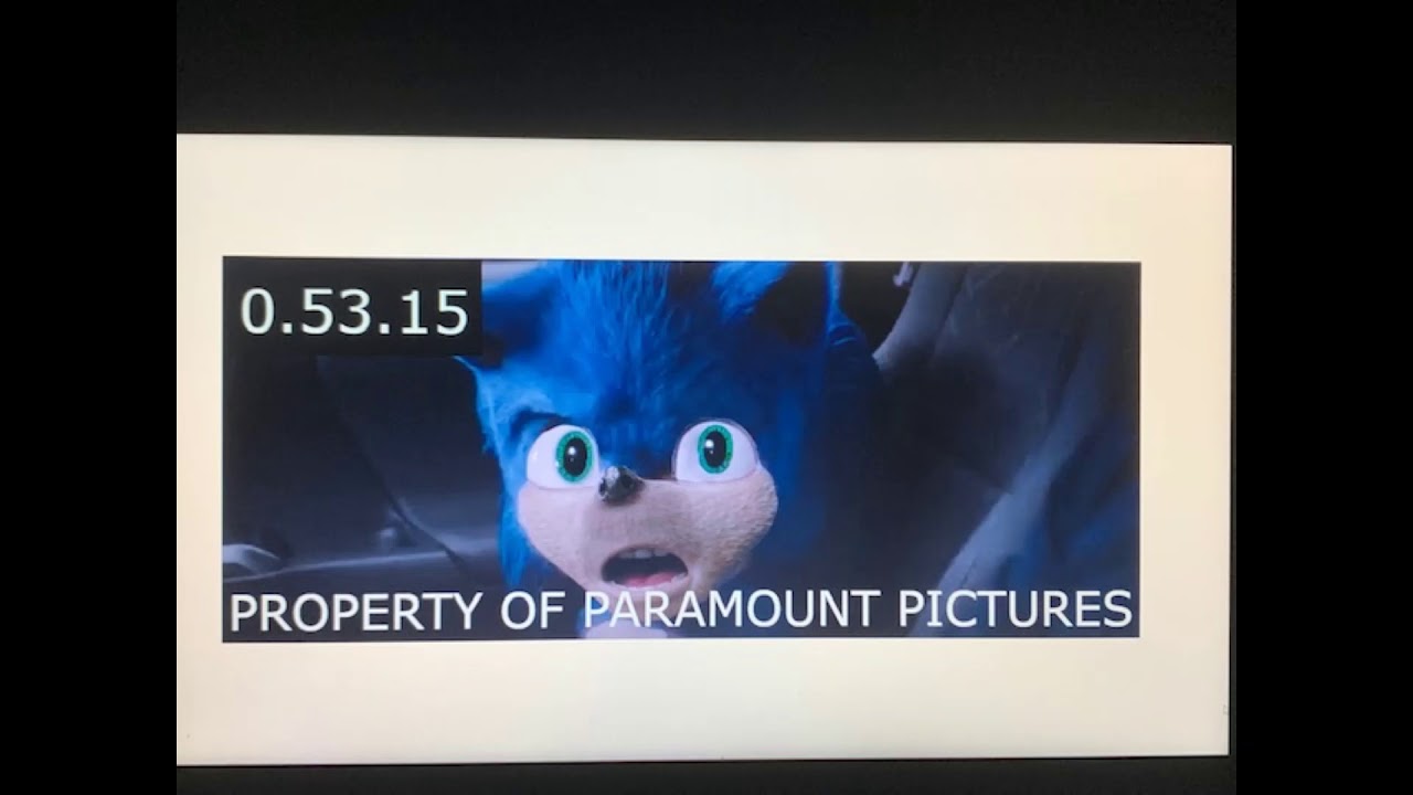 Sonic Movie Leaks #1