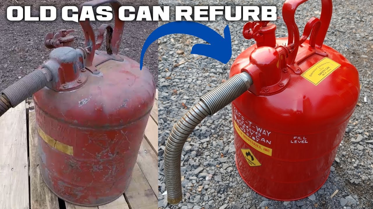 Vintage Safe-T-Way Gas Can Refurbishment