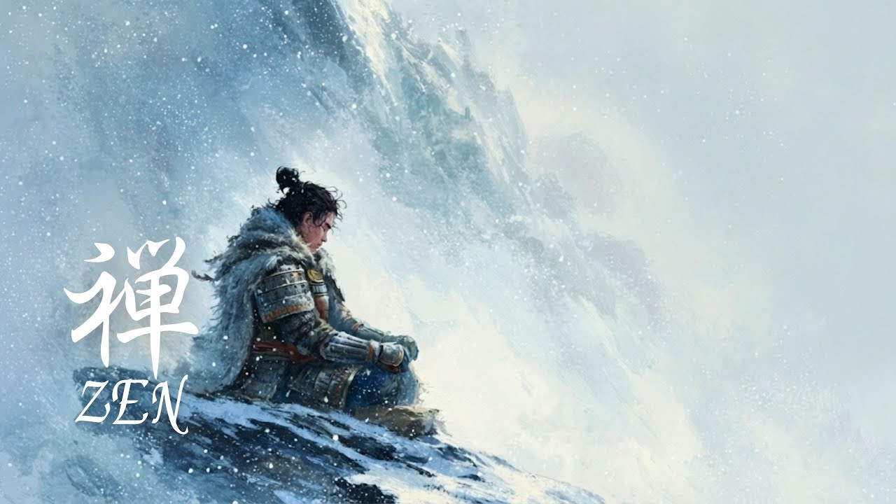Японская Дзэн Медитационная Музыка в Снегу | Кото и Сякухати