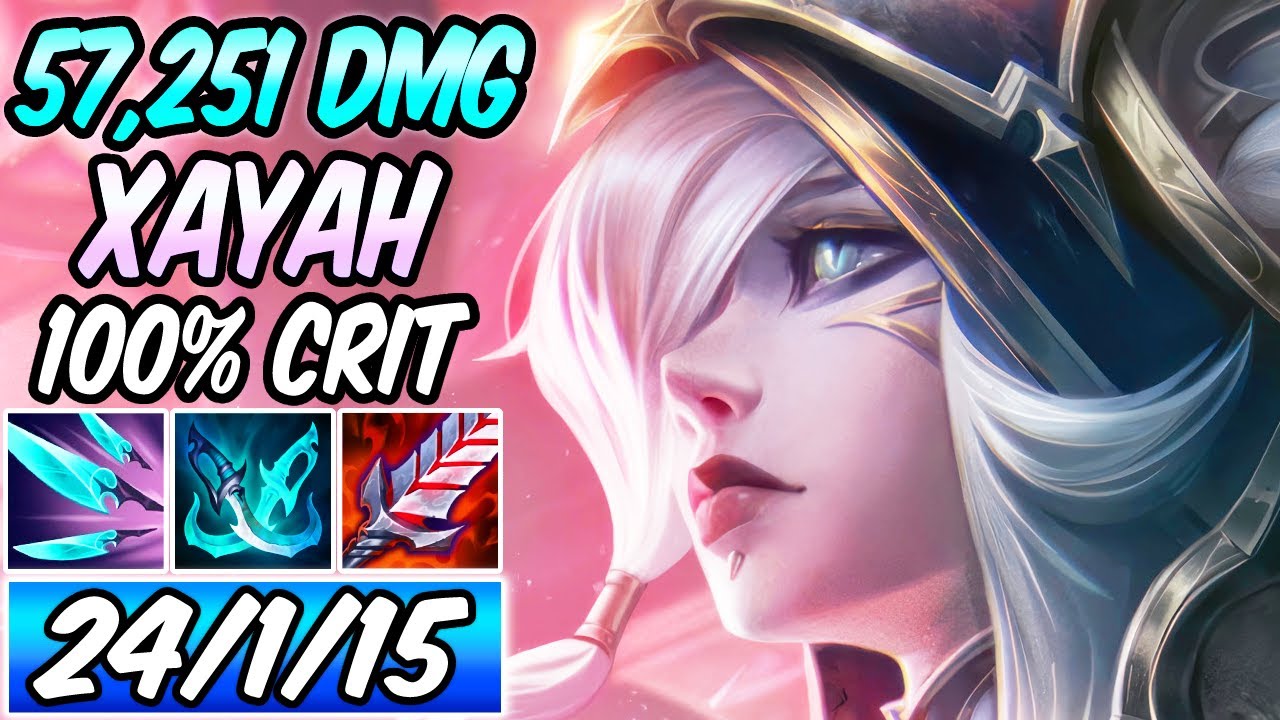 S+ 100% CRIT BROKEN COVENANT XAYAH ADC GAMEPLAY | Best Build & Runes | League of Legends