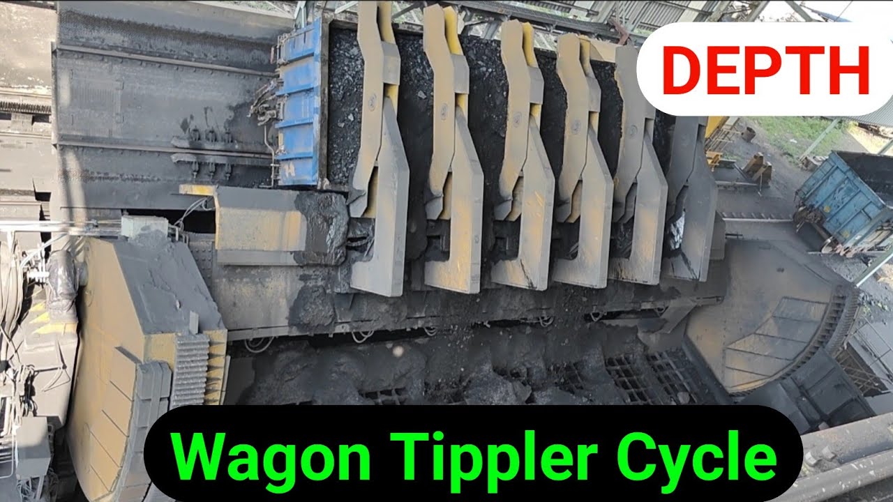 Wagon Tippler Operation || Boxn Unloading prossess
