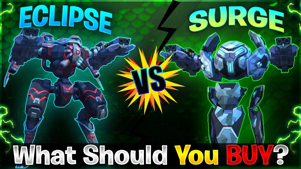ECLIPSE vs SURGE - What Should You BUY? || MECH ARENA || FULL GUIDANCE || HRG ||