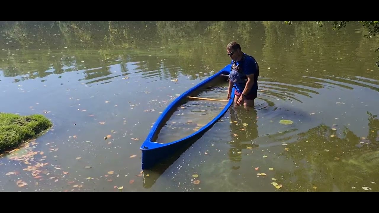 Wasserentleerung eines voll gelaufenem Kanu/Canadier 🛶💦