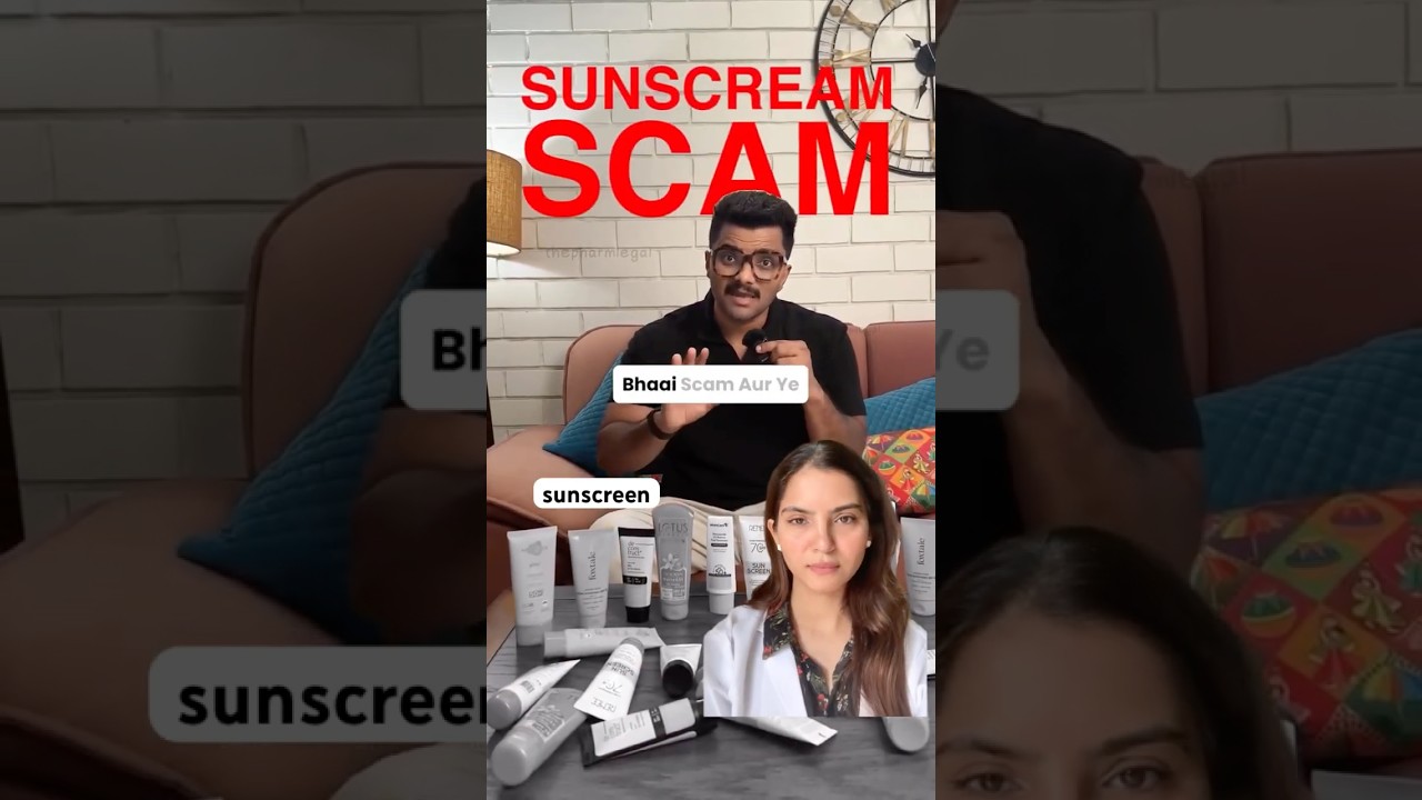 Sunscreen Scam (real truth) sunscreen harmful? #shortsvideo