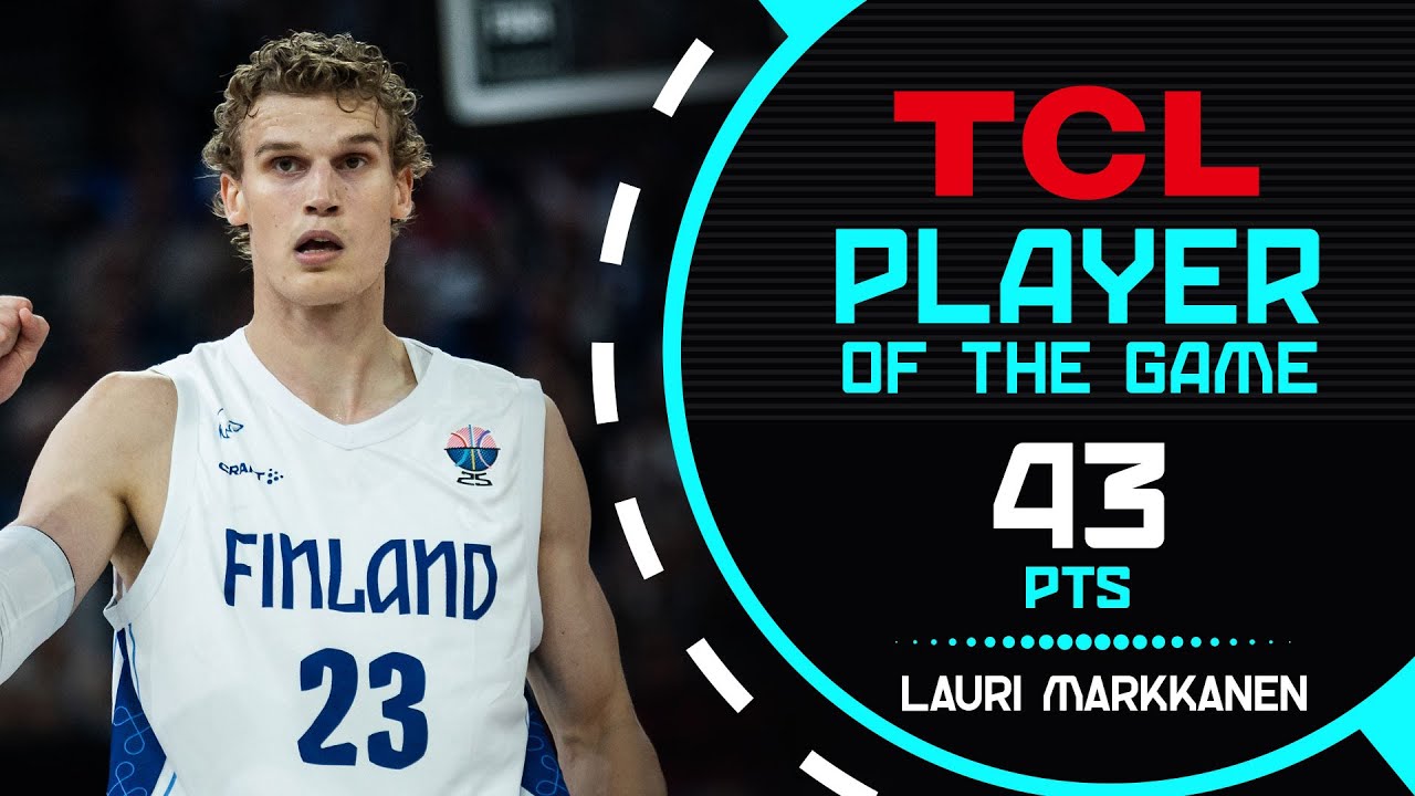 Lauri Markkanen erupts! 43-point night powers FIN 🇫🇮 domination of GBR 🇬🇧 at #EuroBasket 2025