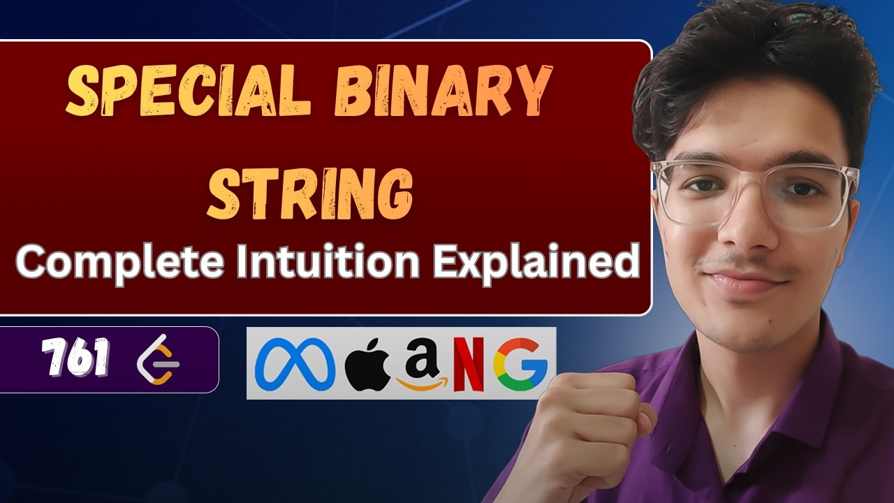 Special Binary String | LeetCode 761 | Recursion & Lexicographical Sorting