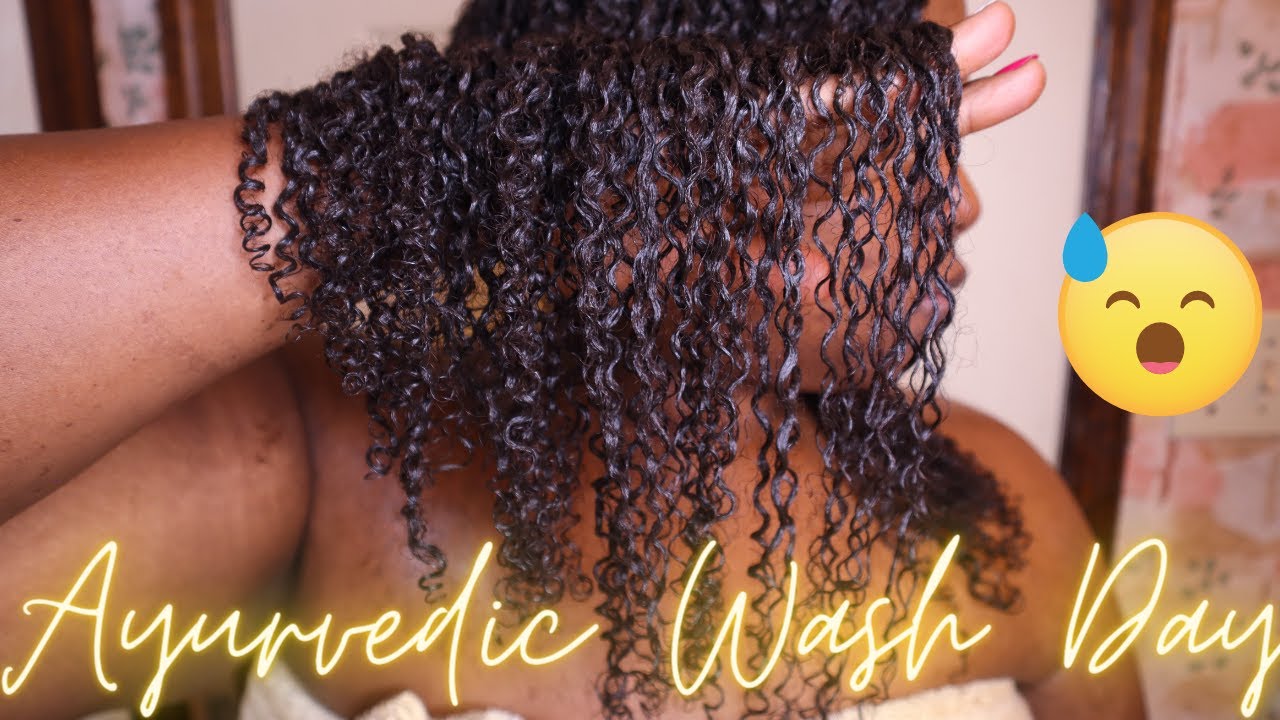 Ayurvedic Wash Day Routine on Extremely Dry, Low Porosity Natural Hair for Moisture and Shine