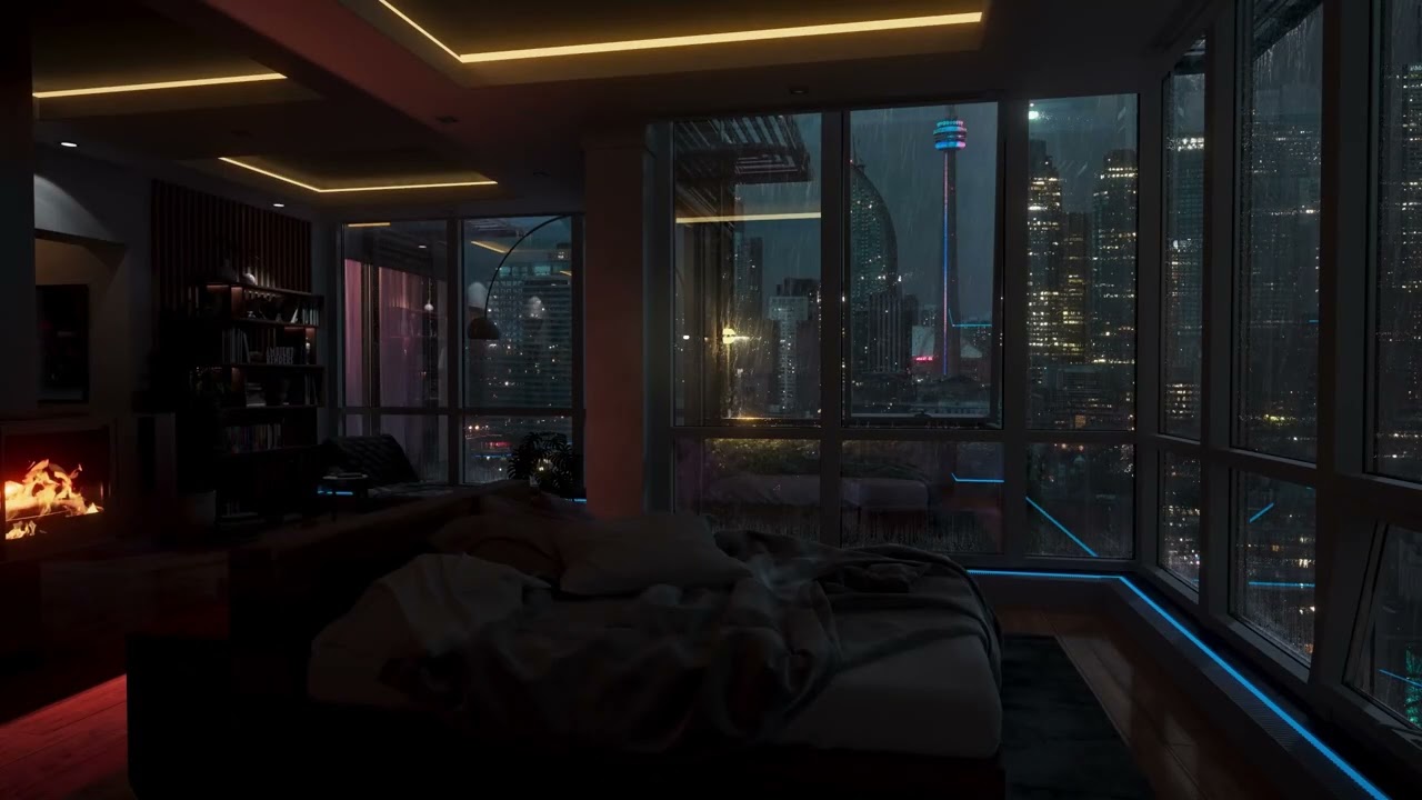 Relaxing Rain, Rain for Focus, Study, Sleep and Relaxation 8 Hours No Ads
