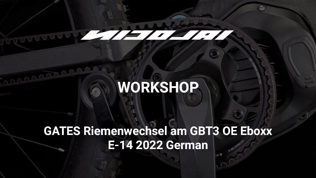 GATES Riemenwechsel am GBT3 OE Eboxx E-14 2022 German