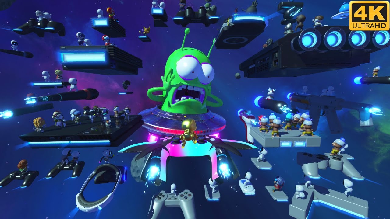 Astro Bot Defeats Space Bully Nebulax - Astro Bot (4K 60FPS)