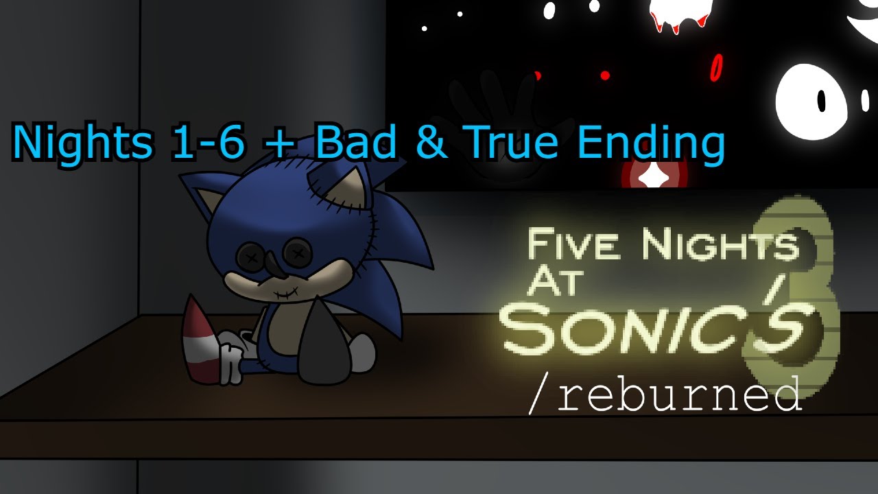 FNAS 3: Reburned(Full Game) - Nights 1/6 + Bad & True Ending Complete.