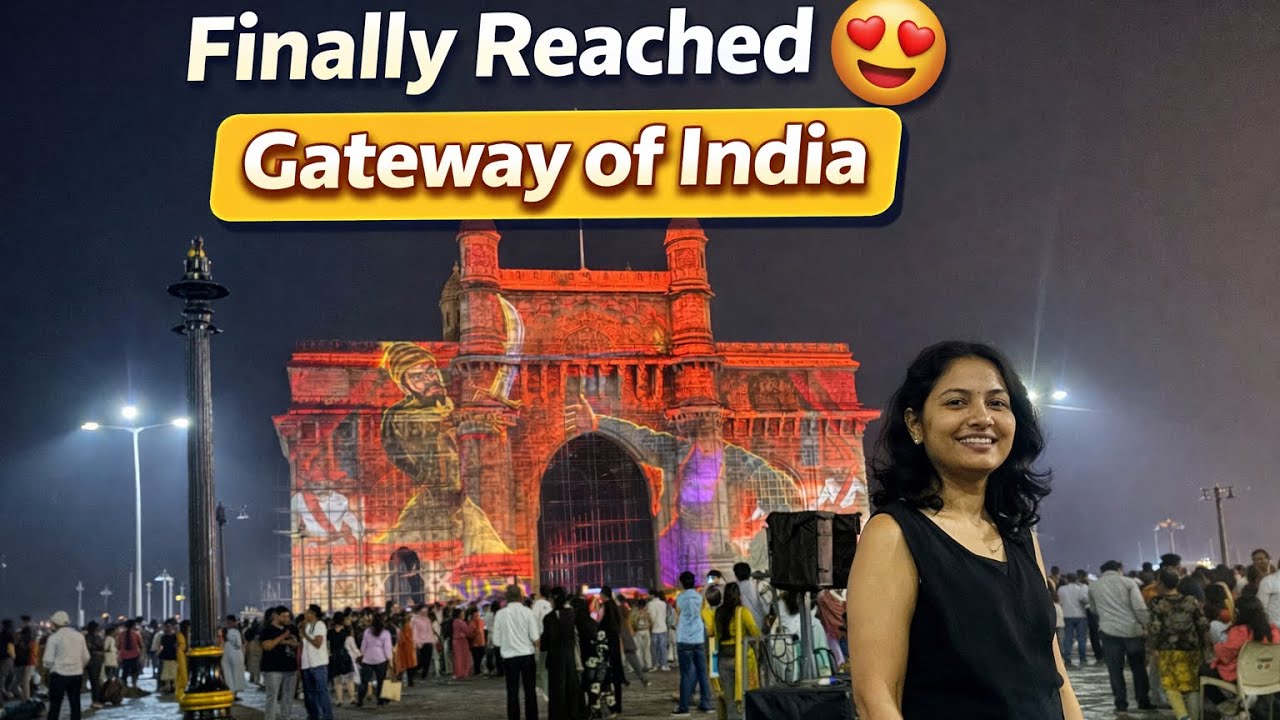 Finally Reached Gateway Of India and Taj Hotel 