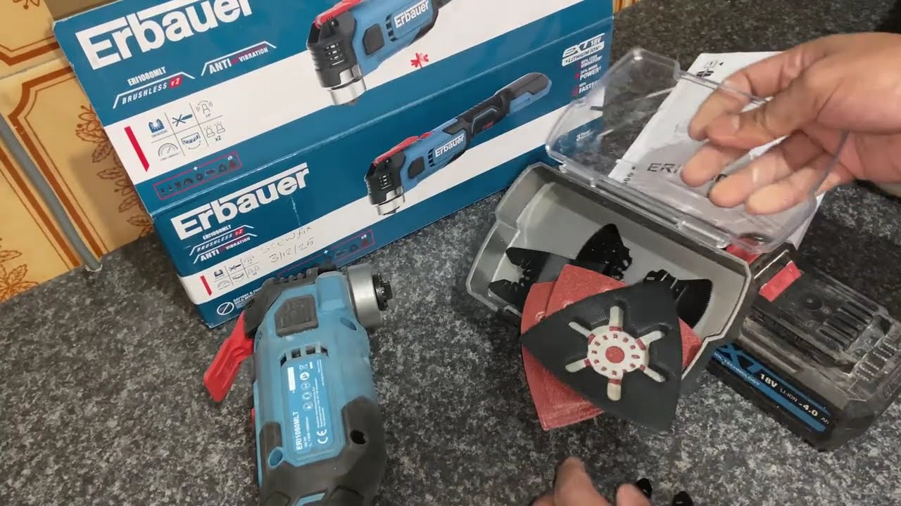 Erbauer 18V Multi tool - ERI1080MLT / How To Set Up?