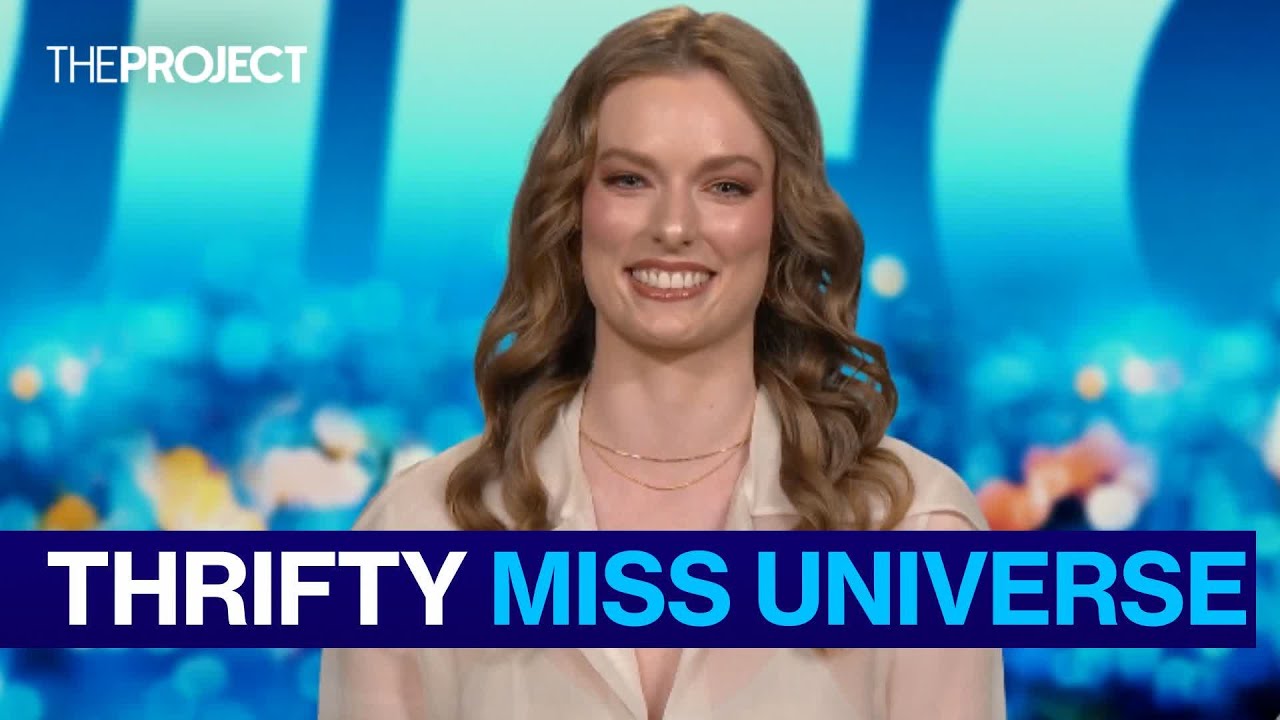 Miss Universe Australia Finalist Makes Competition Thrifty