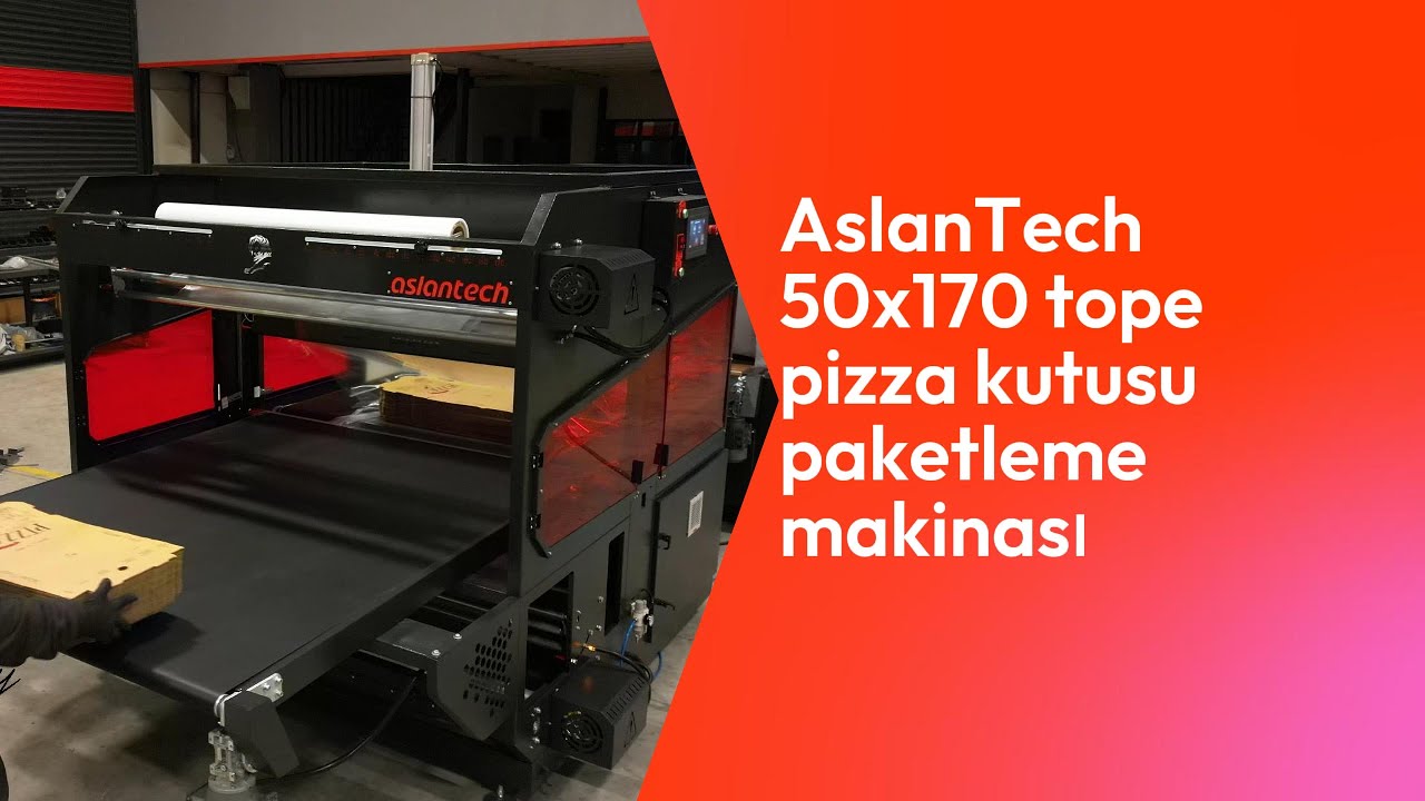 Pizza box shrink machine - Pizza kutusu shrink makinası NEW CASE 14 PACK PER/MİN