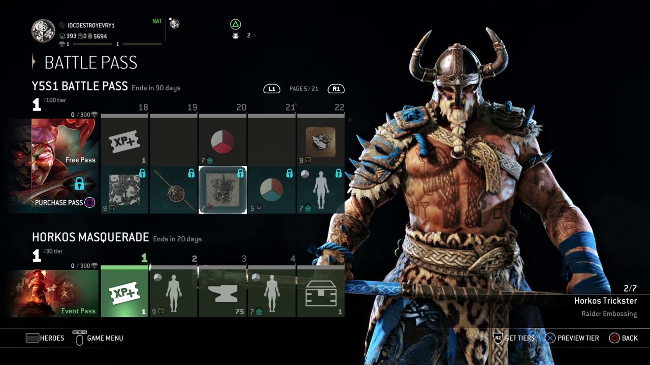 FOR HONOR year 5 season 1 battlepass new game mode and more