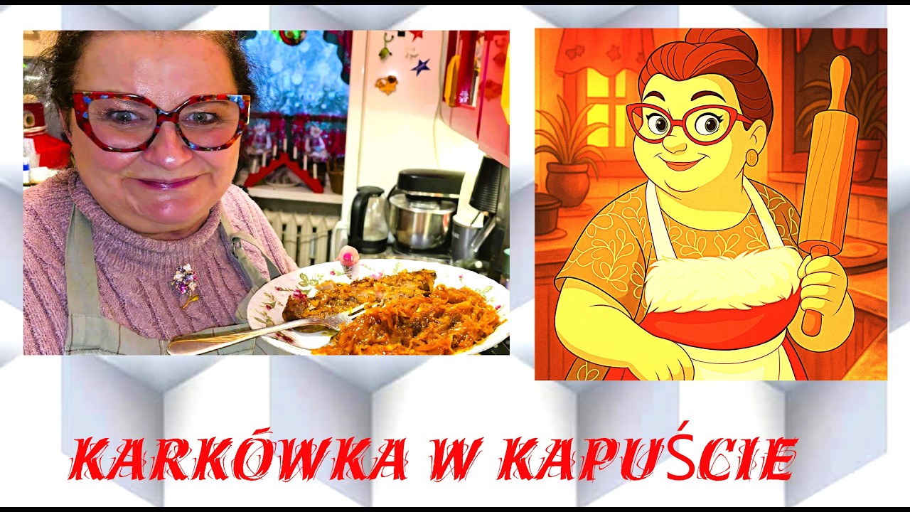KARKÓWKA ZAPIEKANA W KAPUŚCIE KISZONEJ  -PIECZENIE I GOTOWANIE NA EKRANIE#2025