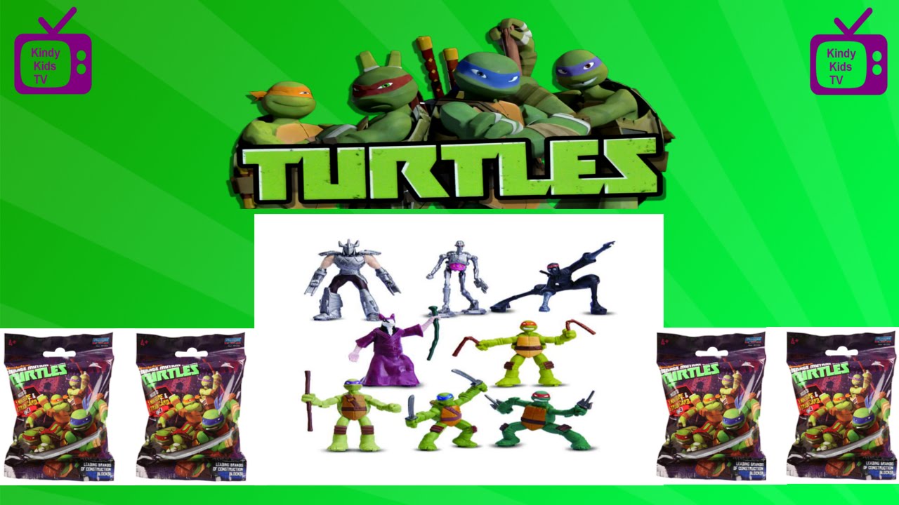 Teenage Mutant Ninja Turtles Toys in (TMNT) Mini Blind Bags.