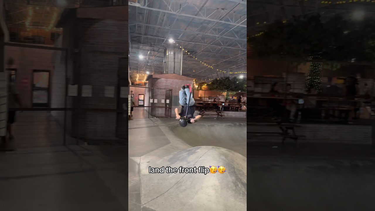 How to FRONT-FLIP on SCOOTER in 1 MIN
