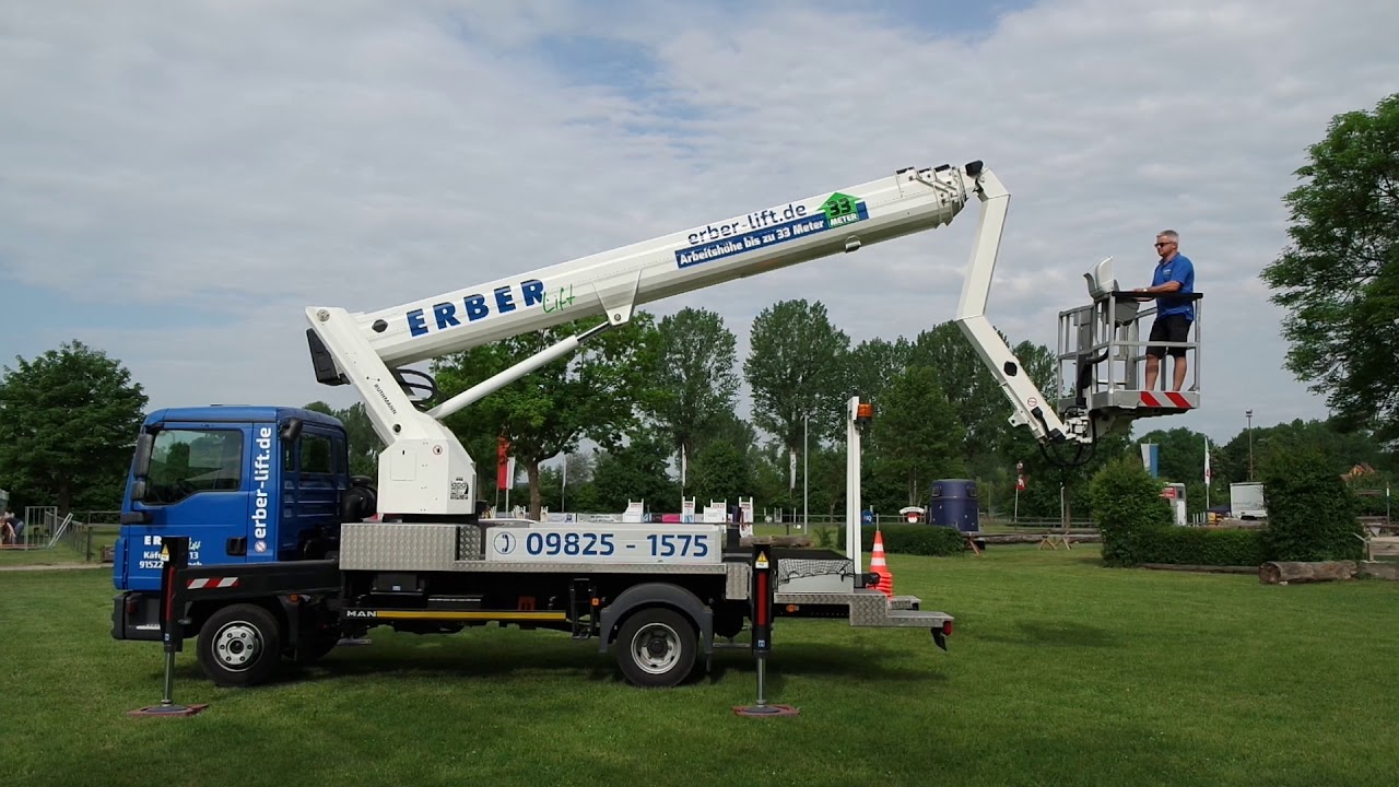 Erber Lift 33m Ruthmann Arbeitsbühne Ansbach Käferbach