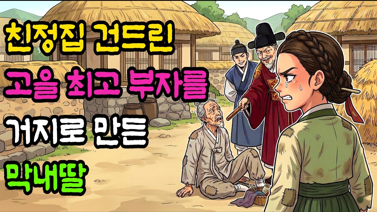 감히 친정집 건드린 고을 최고 부자를 거지로 만든 막내딸 | 야담, 설화, 민담, 전설, 옛날이야기, 수면동화, 전래동화