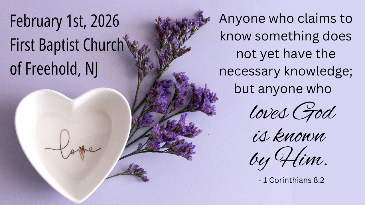 February 1st, 2026 - Sunday Morning Worship