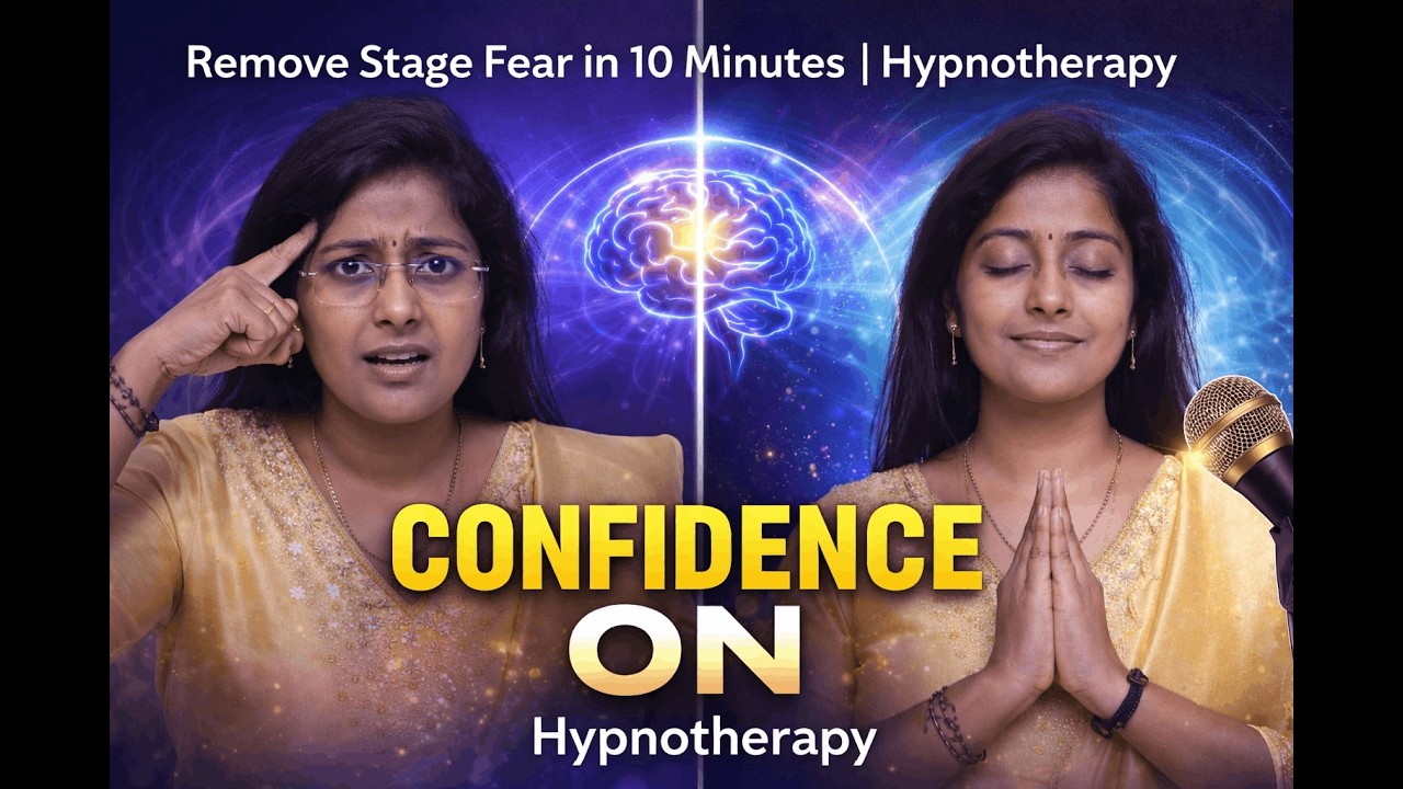 Remove Stage Fear in 10 Minutes | Hypnotherapy for Confidence| Dr Madhu