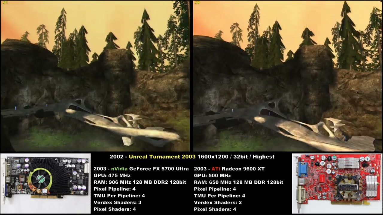 ATi Radeon 9600 XT vs nVidia GeForce FX 5700 Ultra