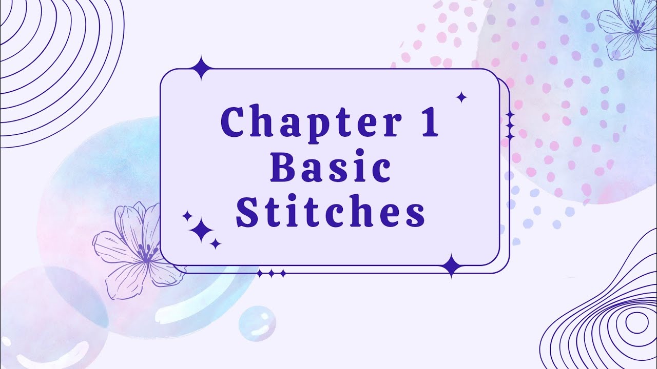 Upcoming - Chapter 1 : Basic Stitches Tutorial - Moth Kreasi Sulaman #embroidery #sulaman #stitch