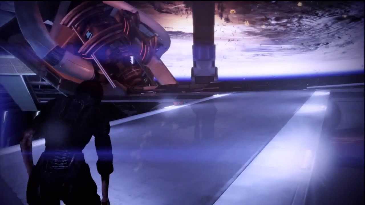 ME3 Extended Cut: Female Shepard Destroy ending HD