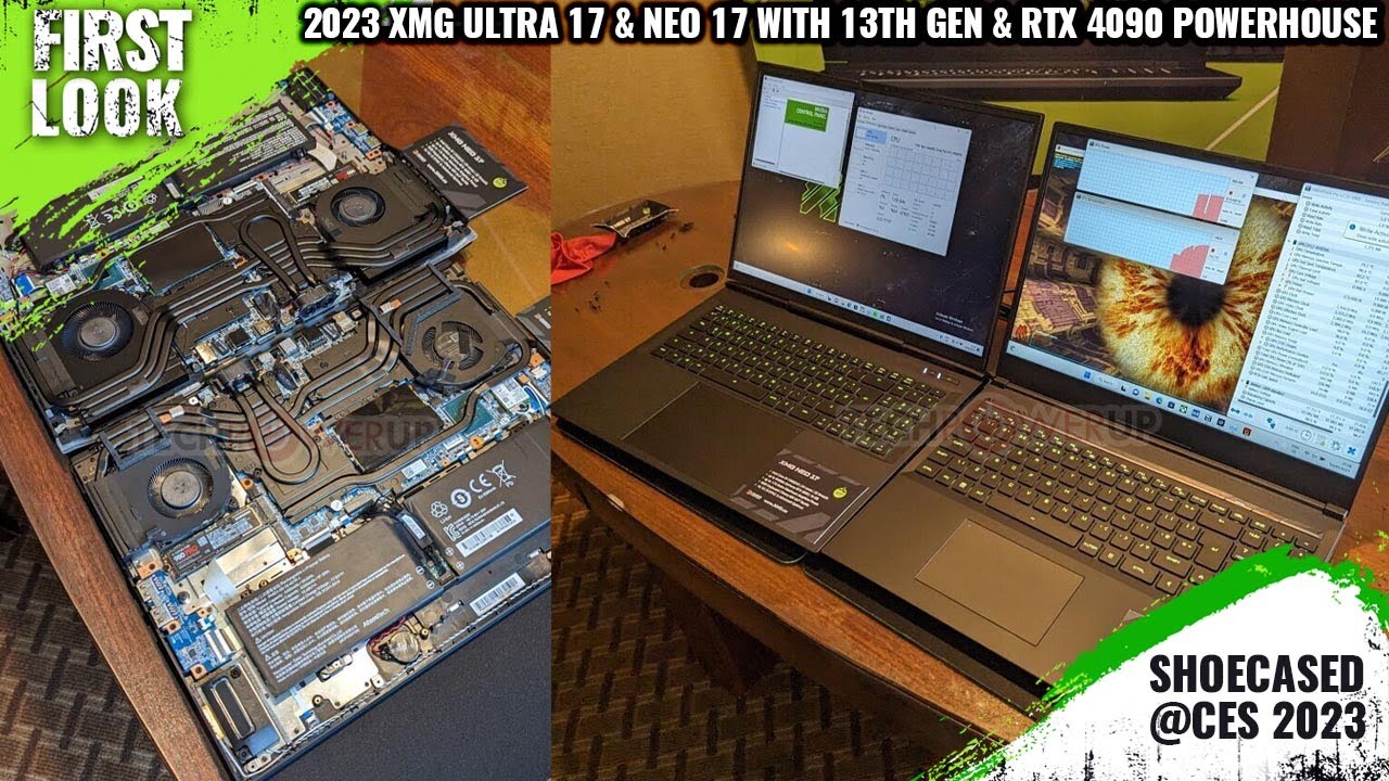 Schenker 2023 XMG Neo 17 And Ultra 17 Workstation With Raptor Lake & RTX 4090 Showcased @ CES 2023