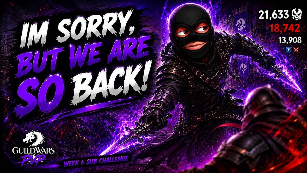 Матч в PvP между ворами на кинжалах в GW2 &mdash; до сих пор стыдно за своё последнее выступление.