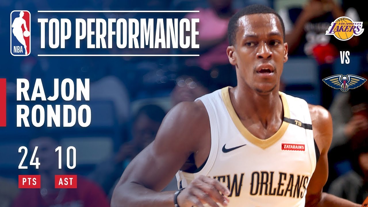 Rajon Rondo Scores Double-Double | 24 Points and 10 Assists