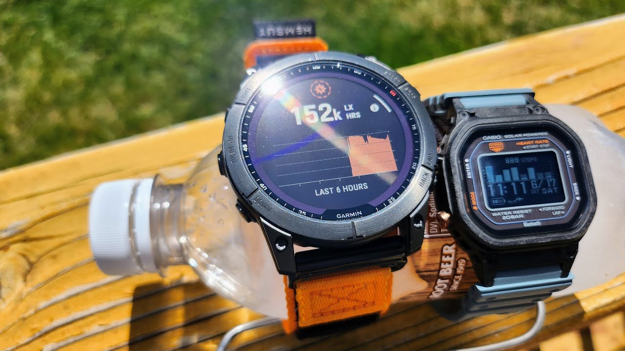 Обзор Casio DW-H5600-2, день 25: время работы от аккумулятора, зарядка от солнечных батарей в пом...