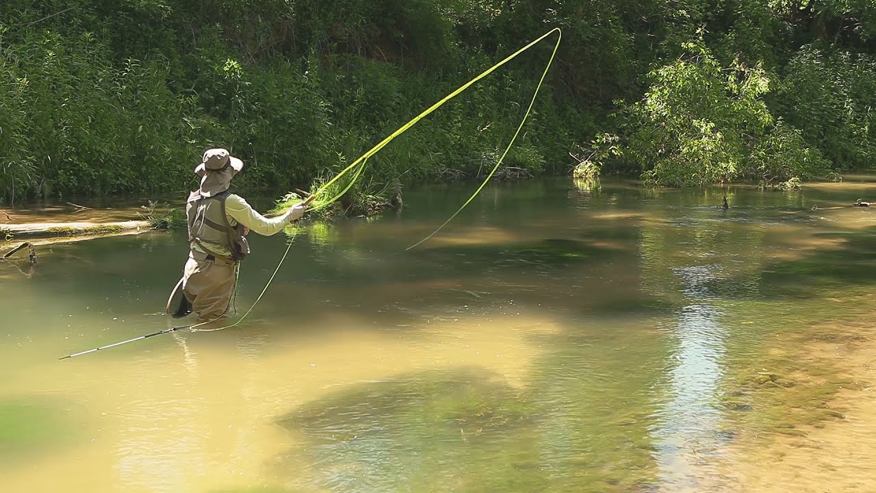 Fishing Beaver Creek in SE Minnesota