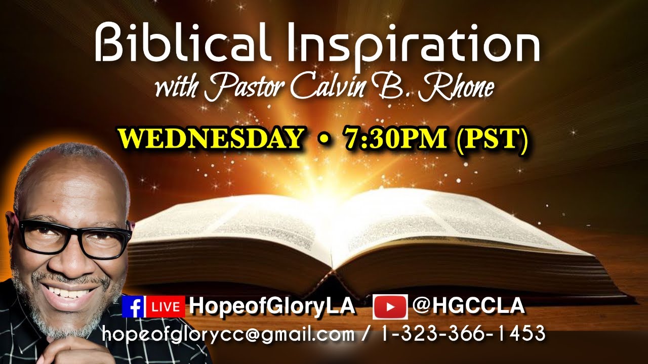 #HGCCLA Biblical Inspiration 01/21/2026