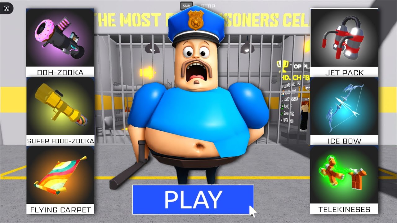 ZOMBIE FAMILY BUYS All New Items In Barry Prison Roblox Fun Game