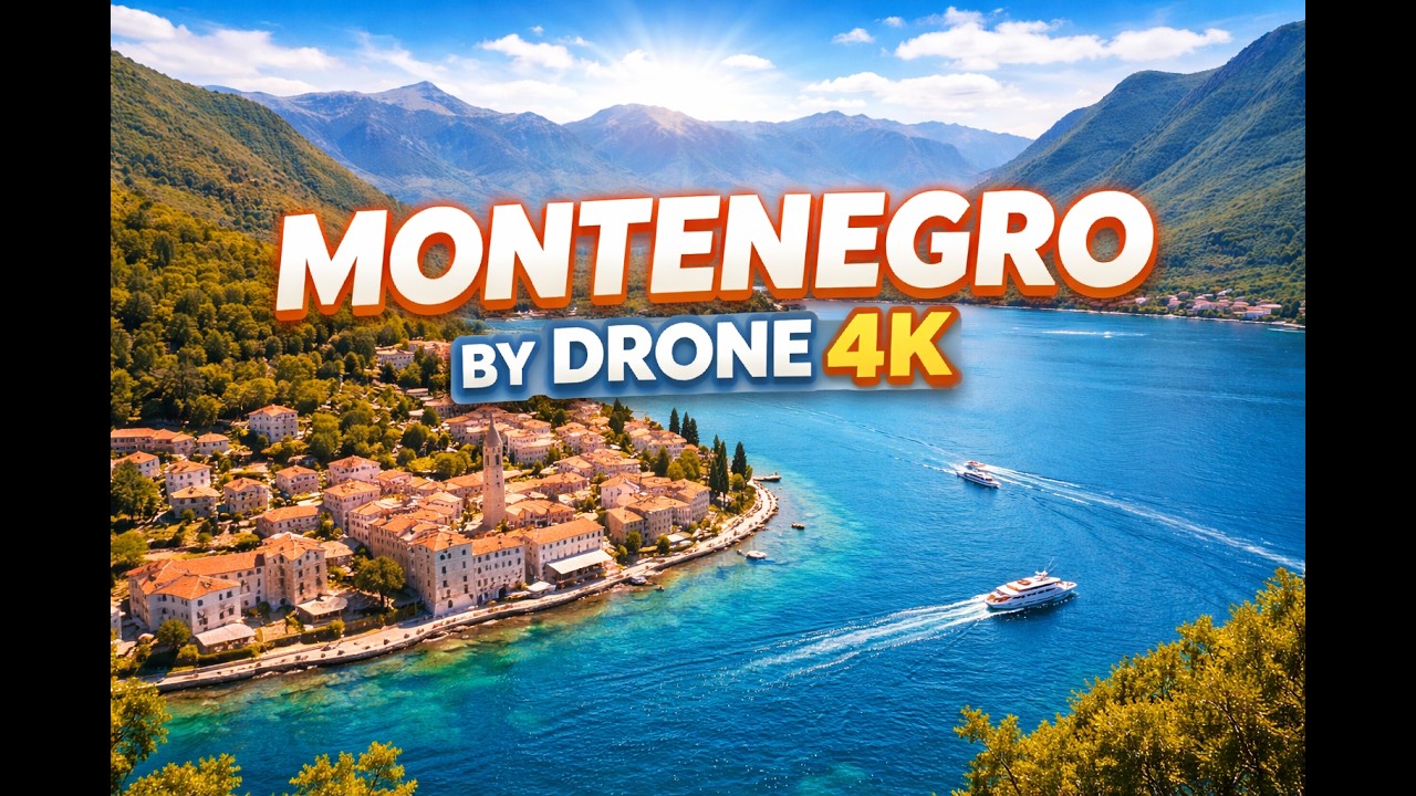 MONTENEGRO by drone 4k