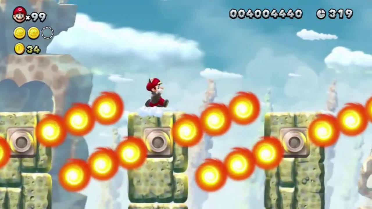 New Super Mario Bros. U - Superstar-Boulevard-6 - Brennende Klippen