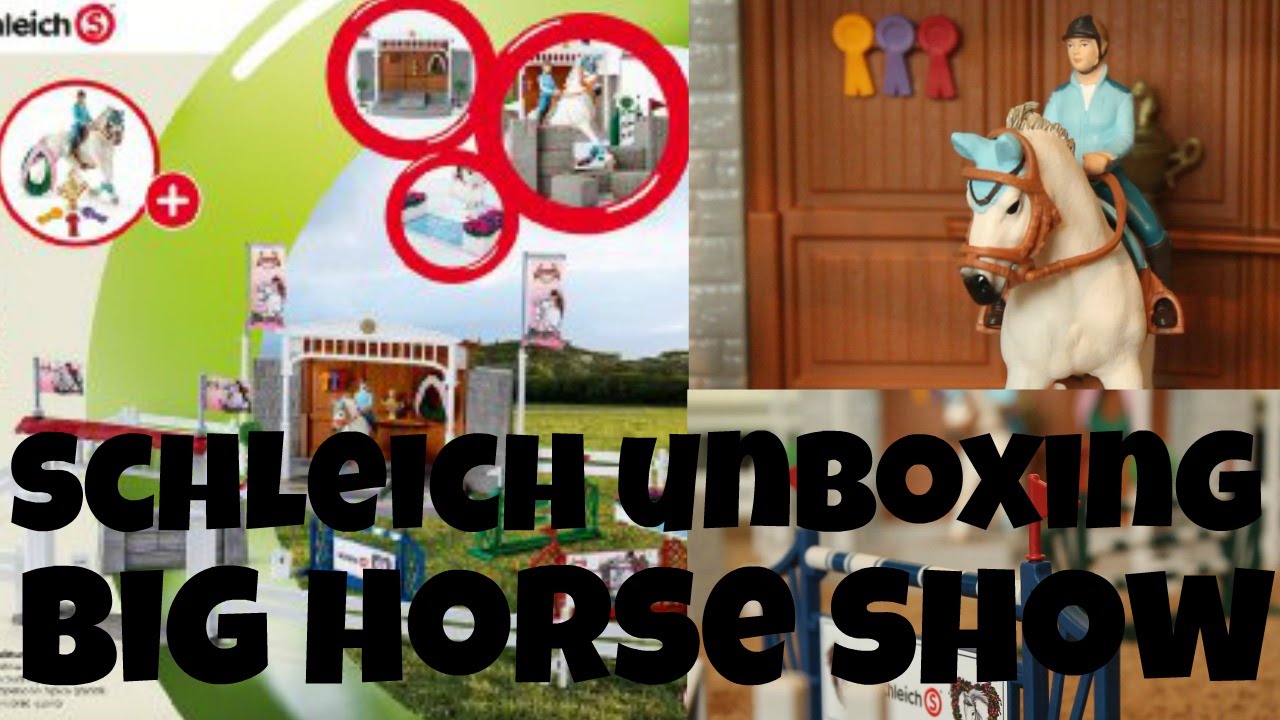 SCHLEICH BIG HORSE SHOW UNBOXING | horzielover