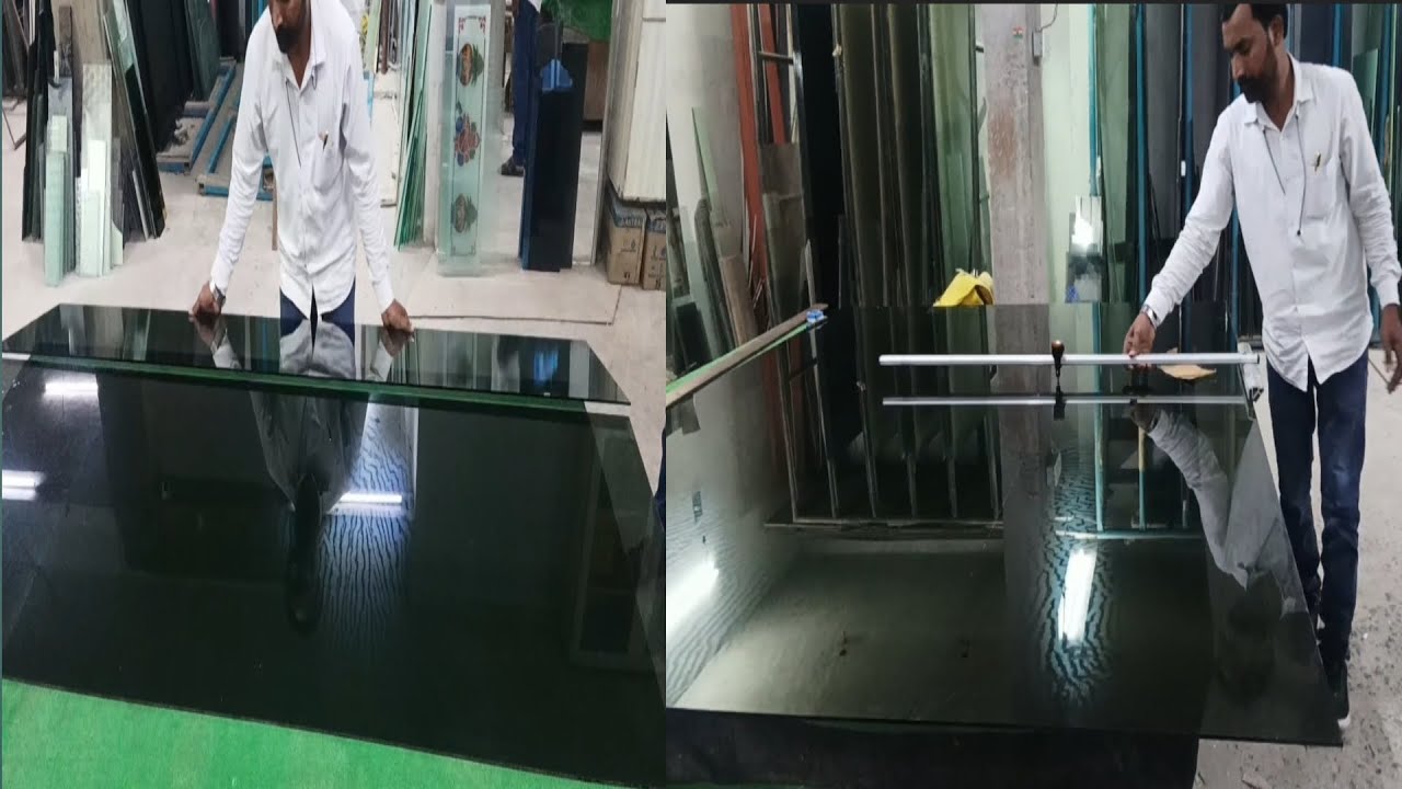 💥 T Cutter Glass Cutting 2025 😱 | How to Cut Glass 💎 | Viral Trending  Skill Video 🔥