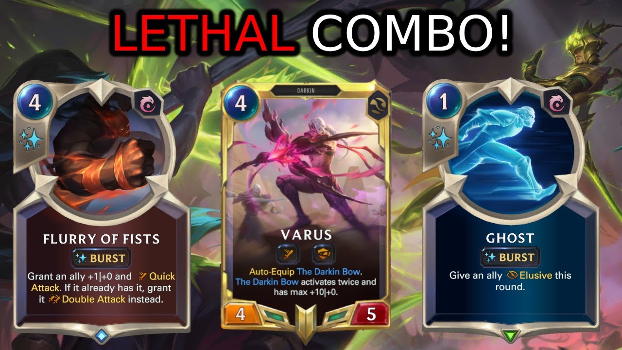 Varus and Master Yi MASSIVE one turn attacks | Legends of Runeterra Deck Gameplay