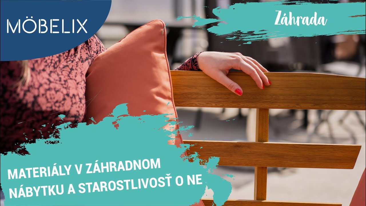 Materiály v záhradnom nábytku a starostlivosť o ne | Mobelix - Záhrada