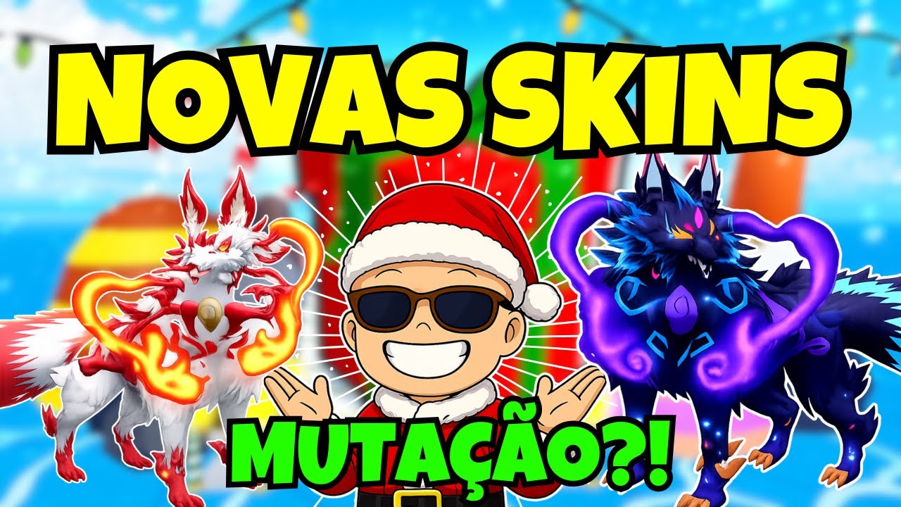 NOVAS SKINS DO EVENTO DE NATAL! 🎁 TUDO QUE CHEGOU + COMO PEGAR (Blox Fruits)