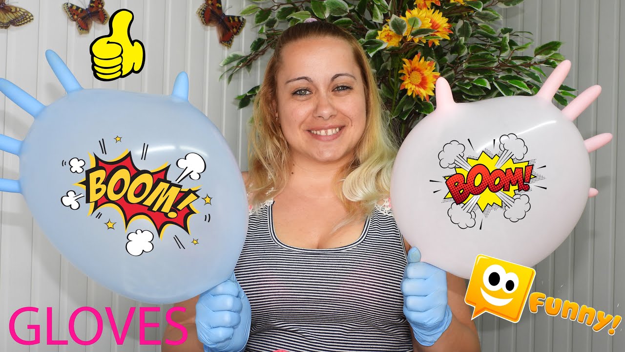 Blowing Up & Popping Out Latex Gloves