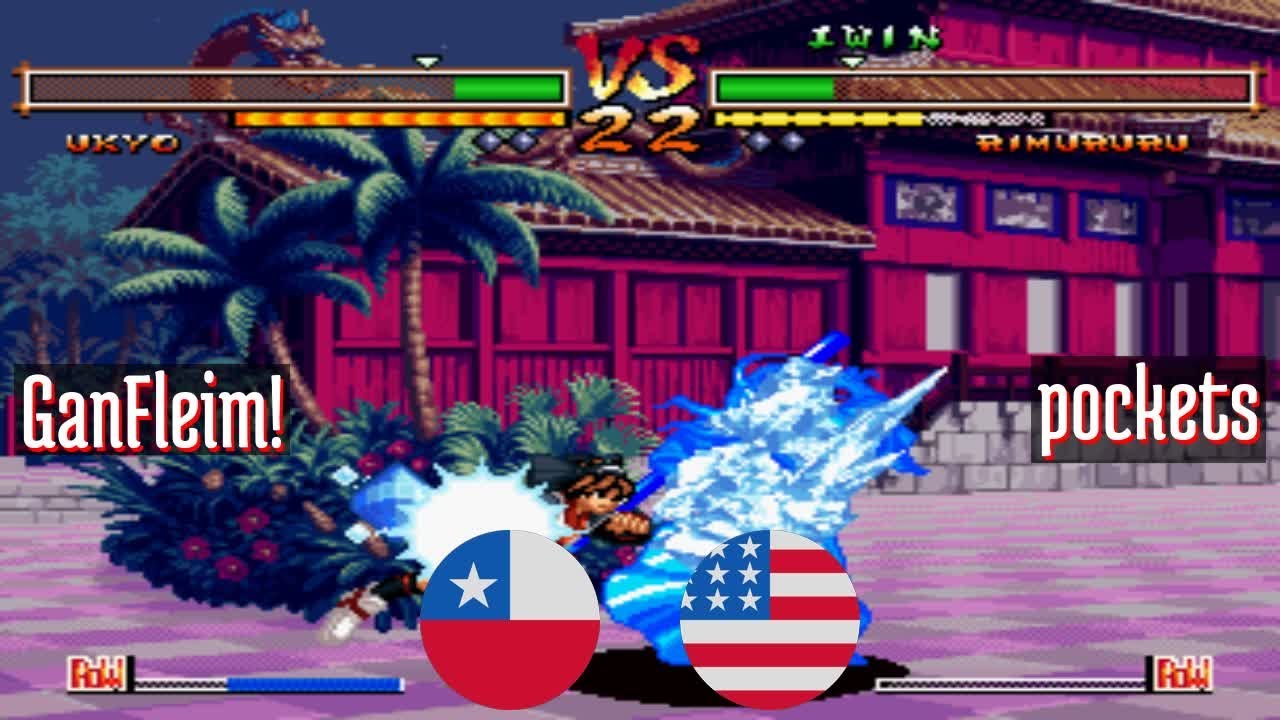 @samsh5sp: GanFleim! (CL) vs pockets (US) [Samurai Shodown V Special samsho5 Fightcade] Mar 1